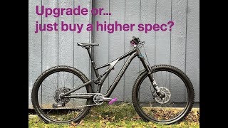 Buy lower spec mountain bike and upgrade or go for the higher spec [upl. by Zuckerman906]