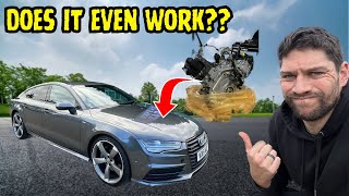 I PUT A £13000 ENGINE INTO A £10000 AUDI A7 PT2 [upl. by Mascia]