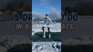 5 Drills To Do In A Tight Space footballshorts soccertraining soccerdrills footballer soccer [upl. by Yejus]