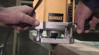 How to use a DeWalt router [upl. by Nylorahs430]