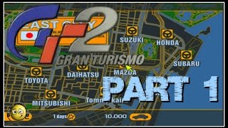 Lets Play Gran Turismo 2 Part 1 Intro amp Buying First Car [upl. by Dnaletak]