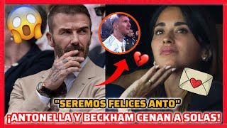 💥¡ANTONELLA Y BECKHAM CENAN A SOLAS💥 ¿Vivirán juntos en Miami [upl. by Darooge]