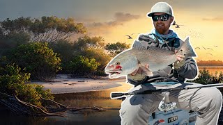 Fishing Mangroves for FIRED Up Redfish amp Snook NONSTOP ACTION [upl. by Vardon]