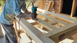 लकड़ी का दरवाजा कैसे बनाऐ  How To Make Wooden Door 🚪 [upl. by Odlavso]