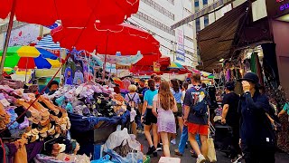 4K SEOUL A musthave course in Korea a lively Namdaemun Market shopping tour in Seoul KOREA WALK [upl. by Hevak]