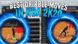 BEST DRIBBLE MOVES IN NBA 2K20 [upl. by Enaj]