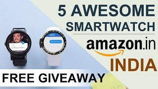 5 Best Smartwatches You Buy Online Today On Amazon India  Desi Bit Exclusive [upl. by Nomael]