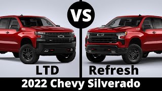 LTD vs Refreshed LT Trail Boss 2022 Chevy Silverado [upl. by Remington740]