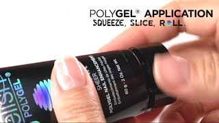 Gelish PolyGEL® Tutorial One Color Overlay with SoakOff Gel [upl. by Eilesor889]