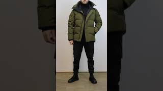 Mens Canada Goose MacMillan Parka Military Green [upl. by Koetke991]