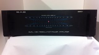 SAE 2201 Power Amplifier Demo [upl. by Nauqit667]