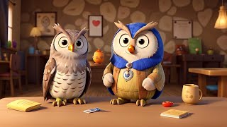 The Wise Owl 🦉Nursery RhymeBest Song For KidsIn The Forest High Up In The Treesshorts🤩🥰😍 [upl. by Nolla]