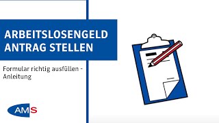 Antrag auf Arbeitslosengeld oder Notstandshilfe richtig ausfüllen PapierAntrag [upl. by Lemcke194]