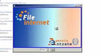 FiscOnline  Installazione FileInternet [upl. by Nerha]