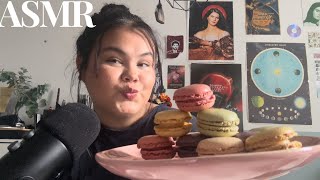 ASMR eating macarons 🍪  eating sounds [upl. by Asertal97]