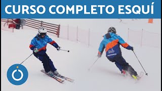 Aprende a ESQUIAR en NIEVE en 1Día ⛷️ Curso COMPLETO de ESQUÍ [upl. by Llerreg]