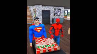 Superman Eats Pizza And Turns Into A COCKROACH 😱 shorts [upl. by Trudy]