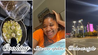 Qatar vlogs DRIVING LICENSE PROCESS SKIN CARE UPDATE COOKING FOR MYSELFBOUGHT NEW EARPHONES [upl. by Akinat]