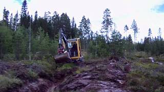 Volvo ecr38 Dikesgrävning [upl. by Ethan]