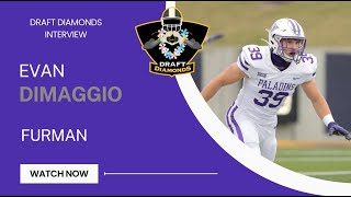 Evan DiMaggio LB Furman  2025 NFL Draft Prospect Zoom Interview [upl. by Adnylem]