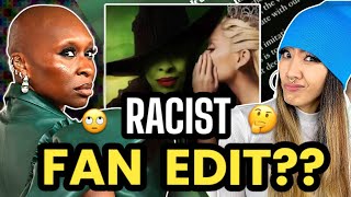 Cynthia Erivo Slams Wicked Fan Edit  Offensive or Over Reaction [upl. by Halimaj768]