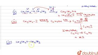 How would you bring the following conversions  i Ethyl alcohol to diethyl ether ii Diethyl eth [upl. by Bowen]