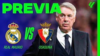 PREVIA REAL MADRID vs OSASUNA  PARTIDO CRUCIAL [upl. by Eelanej693]