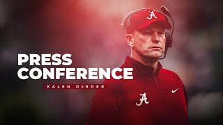 Watch Coach DeBoer and coordinators preview Alabama football’s SEC road matchup against LSU [upl. by Dinerman]