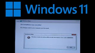 How to Install Windows 11  Windows 11 Error 0x800000001  Installation Error Fix  July 2021 [upl. by Dowzall]