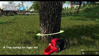 Cut down trees at farm  FS 22 [upl. by Seamus]