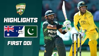 Australia v Pakistan  First ODI  ODI Series 202425 [upl. by Adaliah]