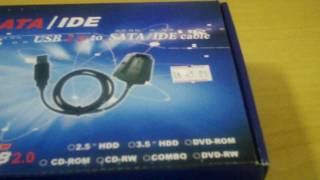 Adaptador SATA e IDE para USB [upl. by Lowndes]