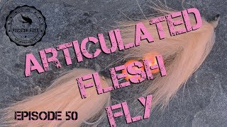 How to tie an Articulated Flesh Fly Pattern for Alaska and BC Steelhead and Salmon [upl. by Llyrat]