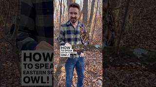 How to Speak Eastern Screech Owl 🦉 natureeducation naturalist birdcalls owls [upl. by Tnomed]