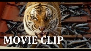 Life of Pi Flying Fish Movie Clip  Paradise  Coldplay [upl. by Enilada693]