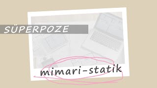 Mimari ve statik projeler nasıl süperpoze edilir [upl. by Lalat]