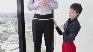 How to measure the men’s Upper Hip Circumference Waistcoat  Vest only – SuitMeUp [upl. by Lirrehs714]