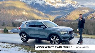 Volvo XC40 T5 Twin Engine 2020 SUV mit PluginHybrid im Review Test Fahrbericht [upl. by Bradman204]