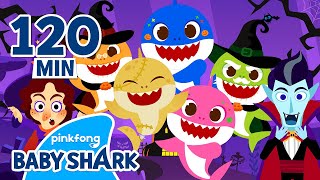 🎃ALL Baby Shark Ready for Halloween  Compilation  Halloween Stories  Baby Shark Official [upl. by Spillihp]