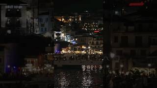 Watch Full Vid Parga Greece at Night  epirus greek greecetrip greecevlog town evening [upl. by Balbur191]