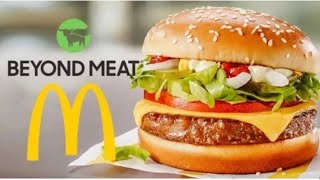 Mcplant burger review vegan vegetarian burger from McDonald’s [upl. by Anali37]