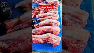 Best Pork Selling at Pork Market love music song newsong pork viralsong meat song shorts [upl. by Aittam]