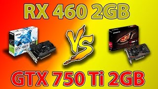 GTX 750 Ti vs RX 460  10 NEW GAMES Benchmark [upl. by Pros]