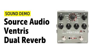 Source Audio Ventris Dual Reverb  Sound Demo no talking [upl. by Htebazle]