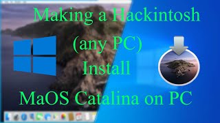 Making a Hackintosh  MacOS Catalina dual boot on PC no mac required [upl. by Eanore]