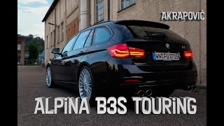 Alpina B3s Biturbo Touring with Akrapovič Exhaust  Sound  Drive [upl. by Lieno472]