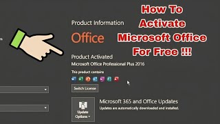 How to Activate Microsoft Office for Free in 2024  Simple Method [upl. by Aneger]