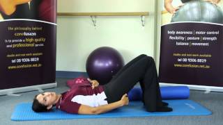 Bridging Pilates Pelvic Curl [upl. by Saffren]