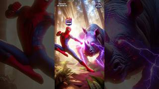 Giant Rhino  Who is best SpiderMan vs Venom vs Captain America shorts spiderman brawlstars dc [upl. by Syxela]