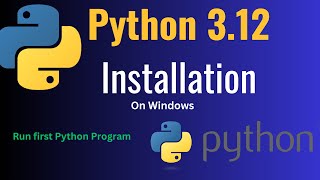 How to install Python 312 on Windows 10 [upl. by Tak]